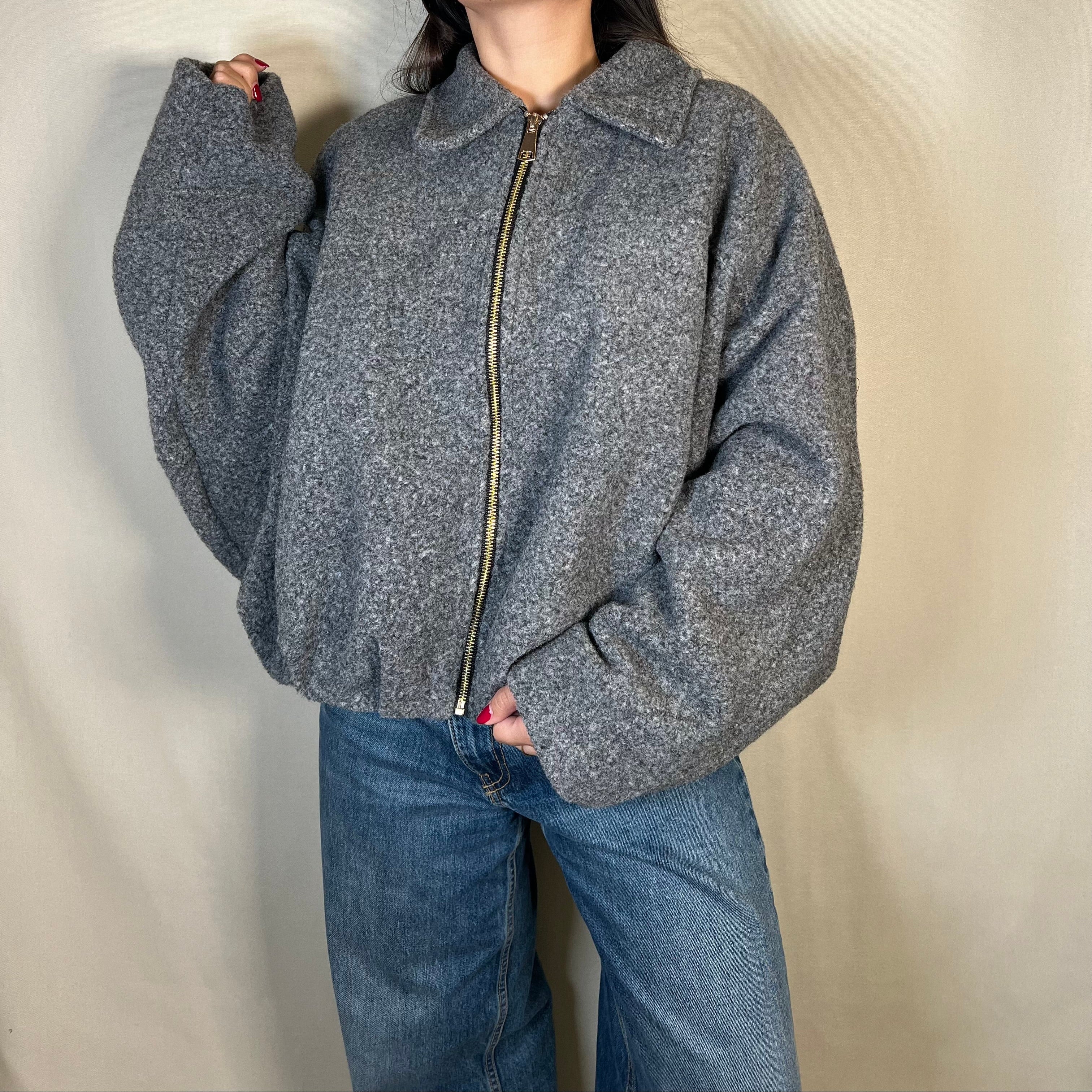 CHAQUETA SOFIA EN COLOR GRIS