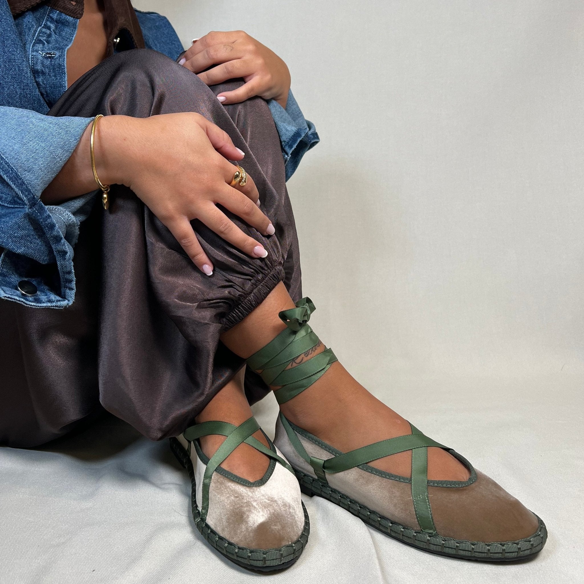 BAILARINA TERCIOPELO MOCHA - Maro Studio