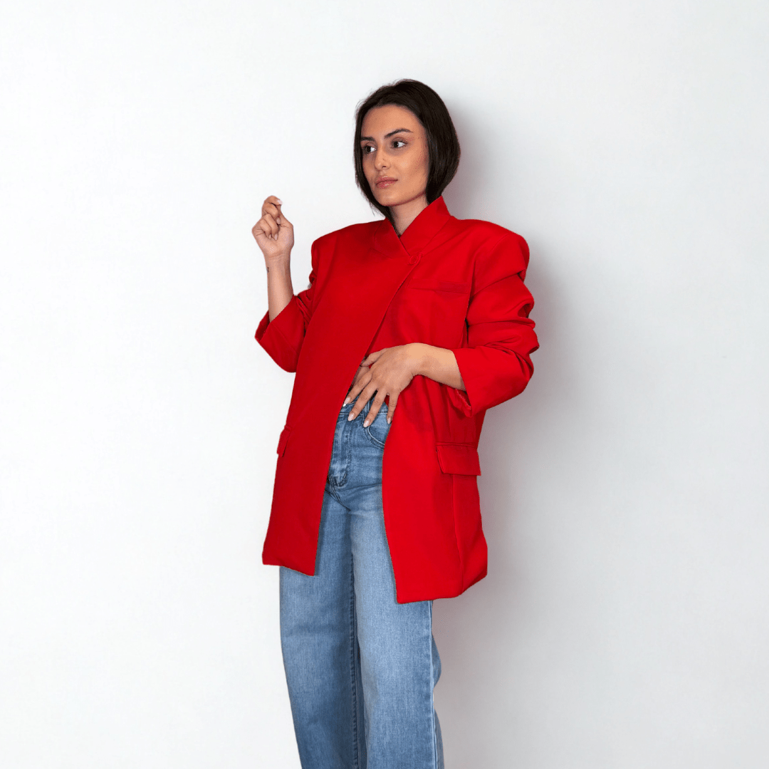 BLAZER CUELLO ALTO MARO COLLECTION - Maro Studio