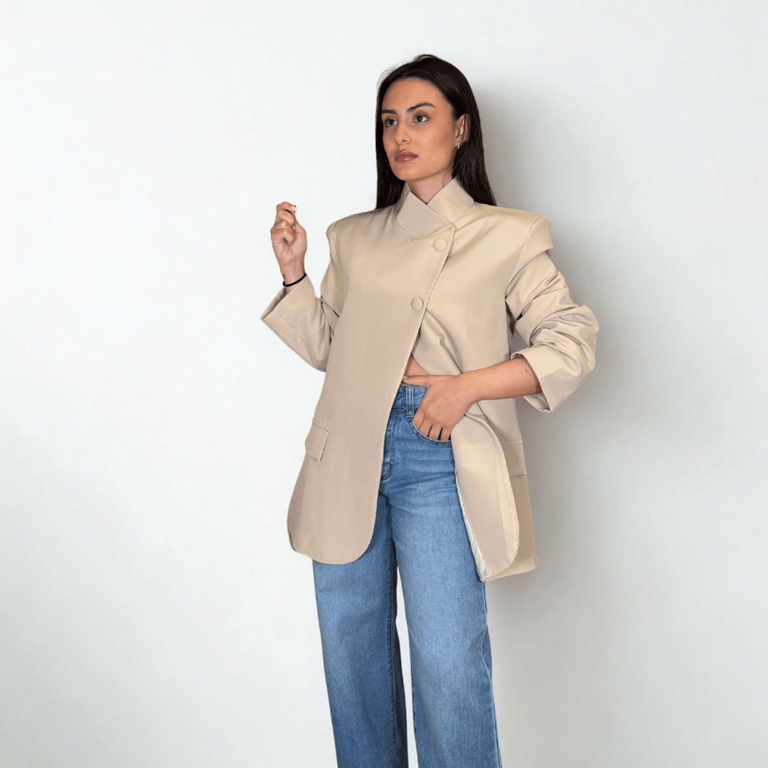 BLAZER CUELLO ALTO MARO COLLECTION - Maro Studio