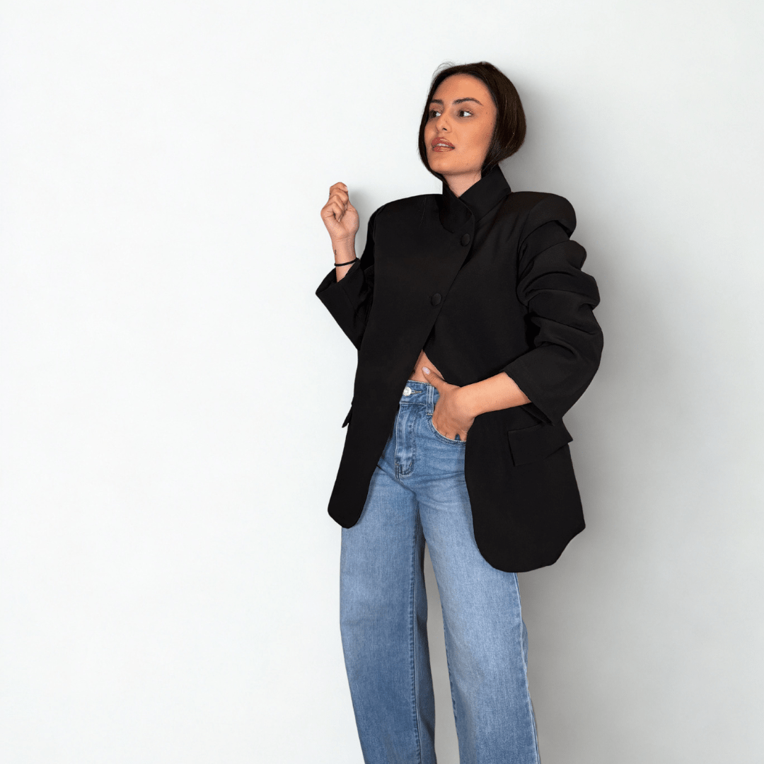 BLAZER CUELLO ALTO MARO COLLECTION - Maro Studio