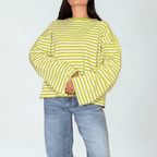 CAMISETA RAYAS OVERSIZE - Maro Studio