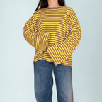 CAMISETA RAYAS OVERSIZE - Maro Studio