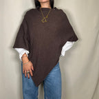 CAPA PUNTO ASIMÉTRICA MARRÓN - Maro Studio