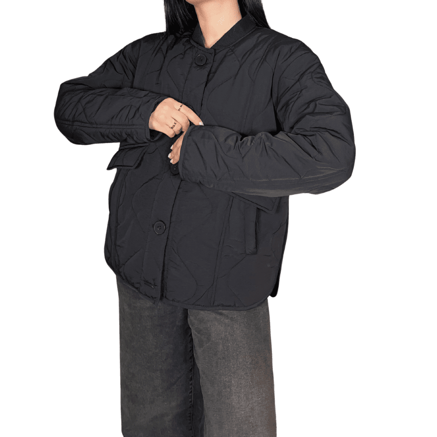 CHAQUETA ACOLCHADA ABOTONADA - Maro Studio