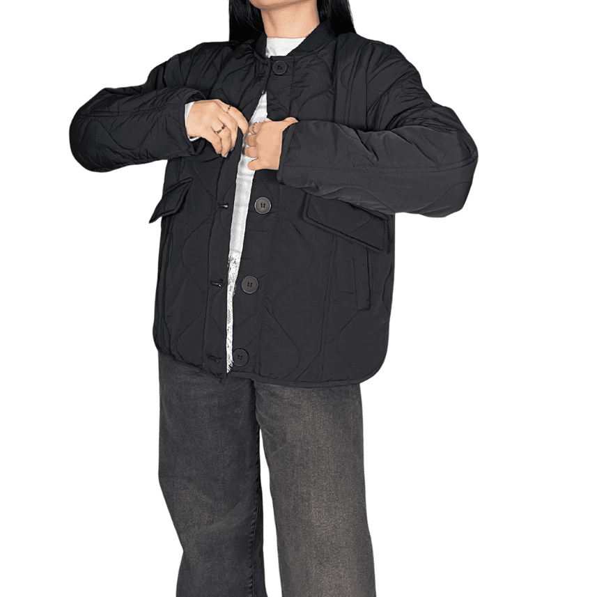 CHAQUETA ACOLCHADA ABOTONADA - Maro Studio