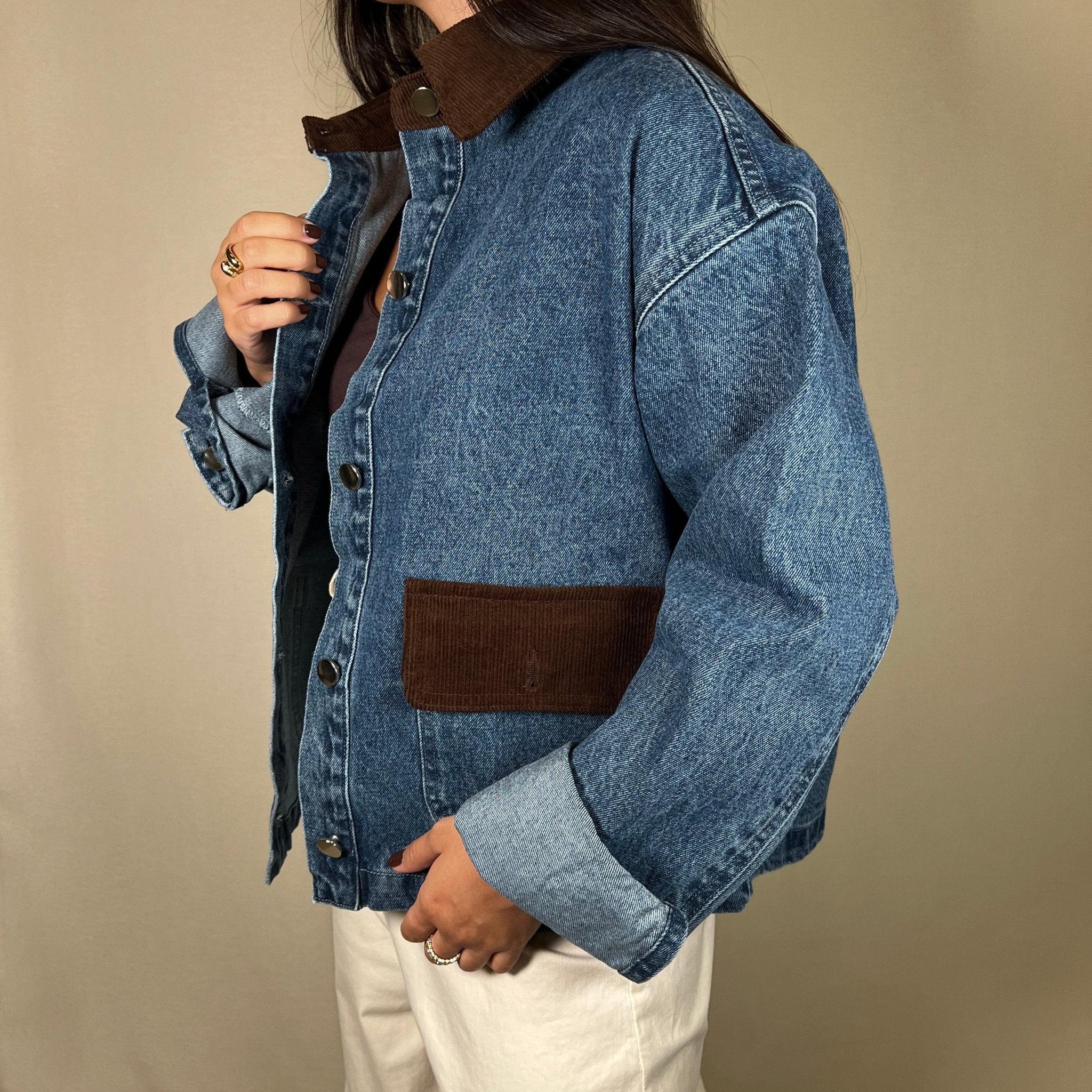 CHAQUETA DETALLES PANA - Maro Studio