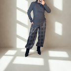 PANTALÓN CUADROS GRIS - Maro Studio