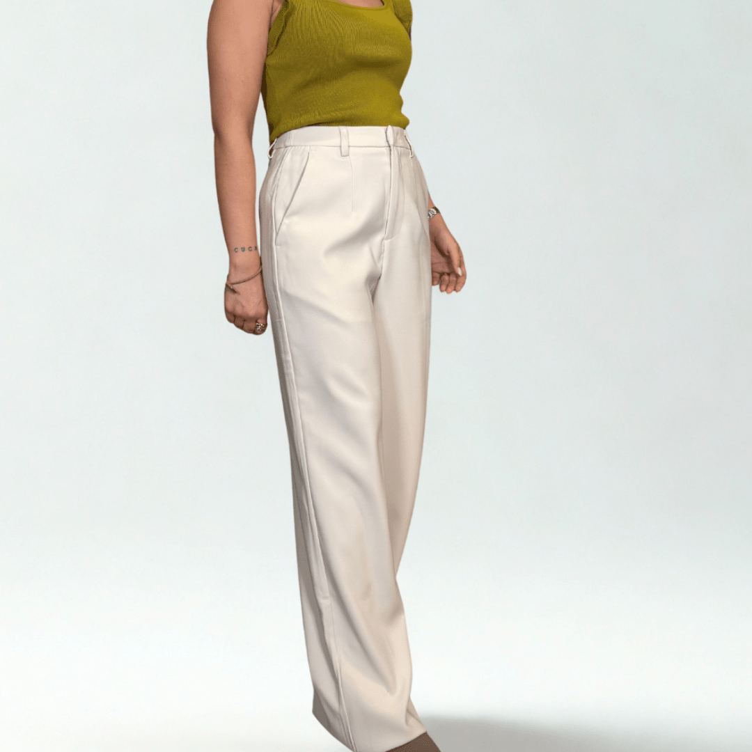 PANTALON DE VESTIR CRUDO - Maro Studio