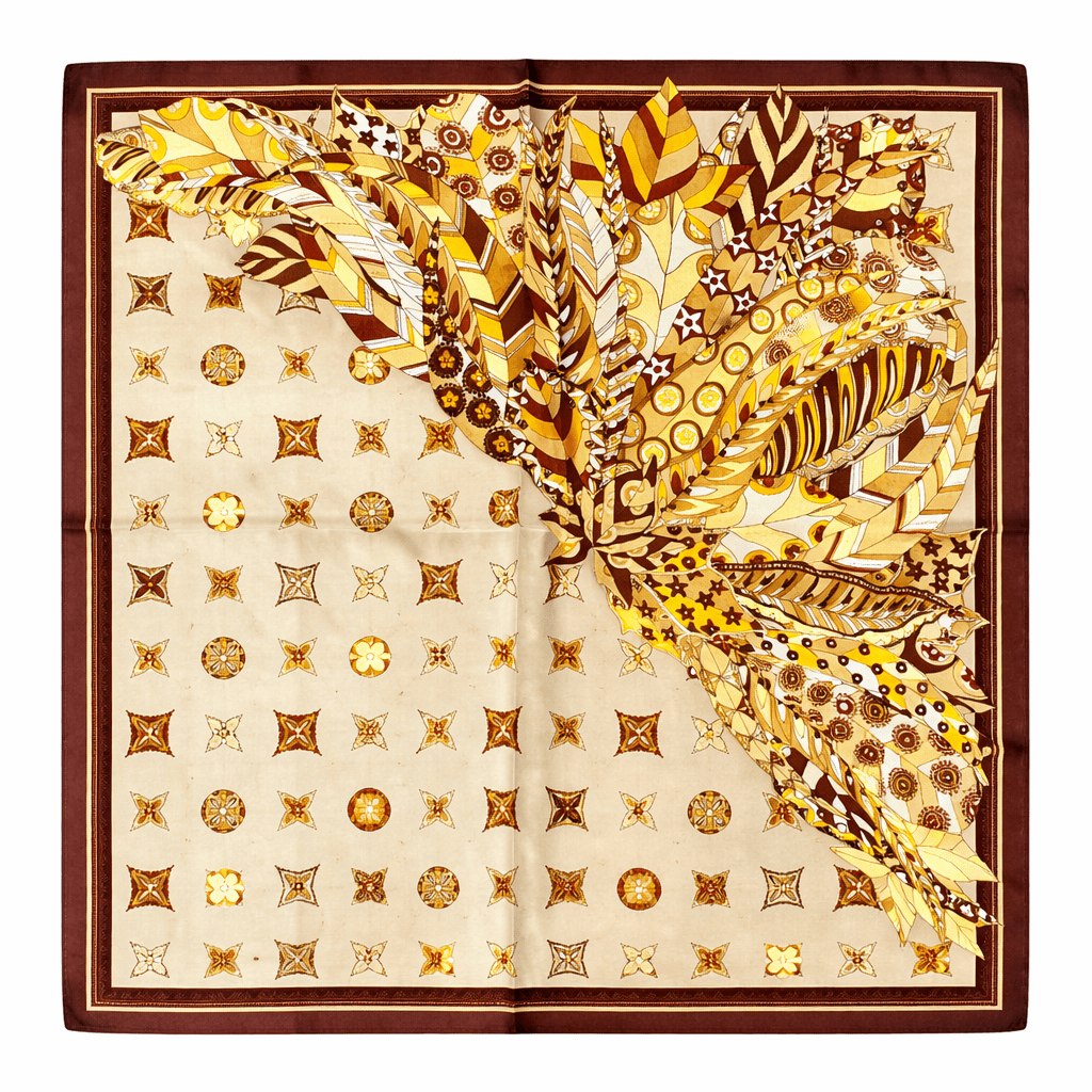 PAÑUELO DOBLE ESTAMPADO FLORAL - Maro Studio