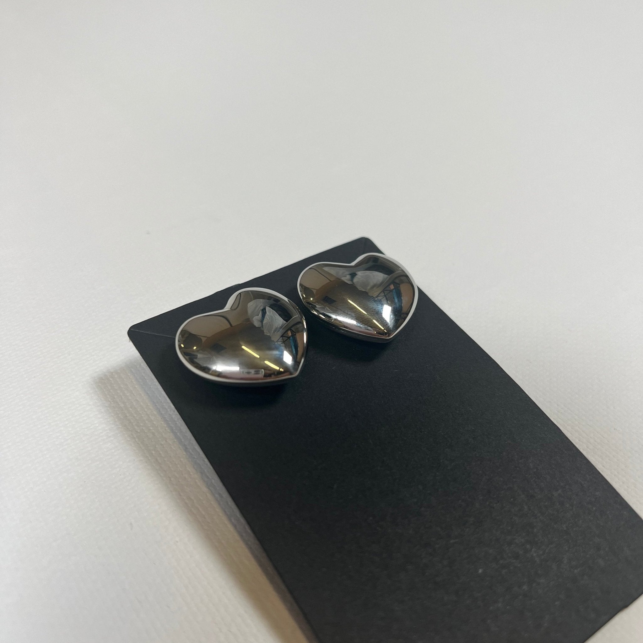 PENDIENTE CORAZÓN PLATA - Maro Studio