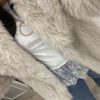 TOP ENCAJES DE MANGAS LARGAS BLANCO - Maro Studio