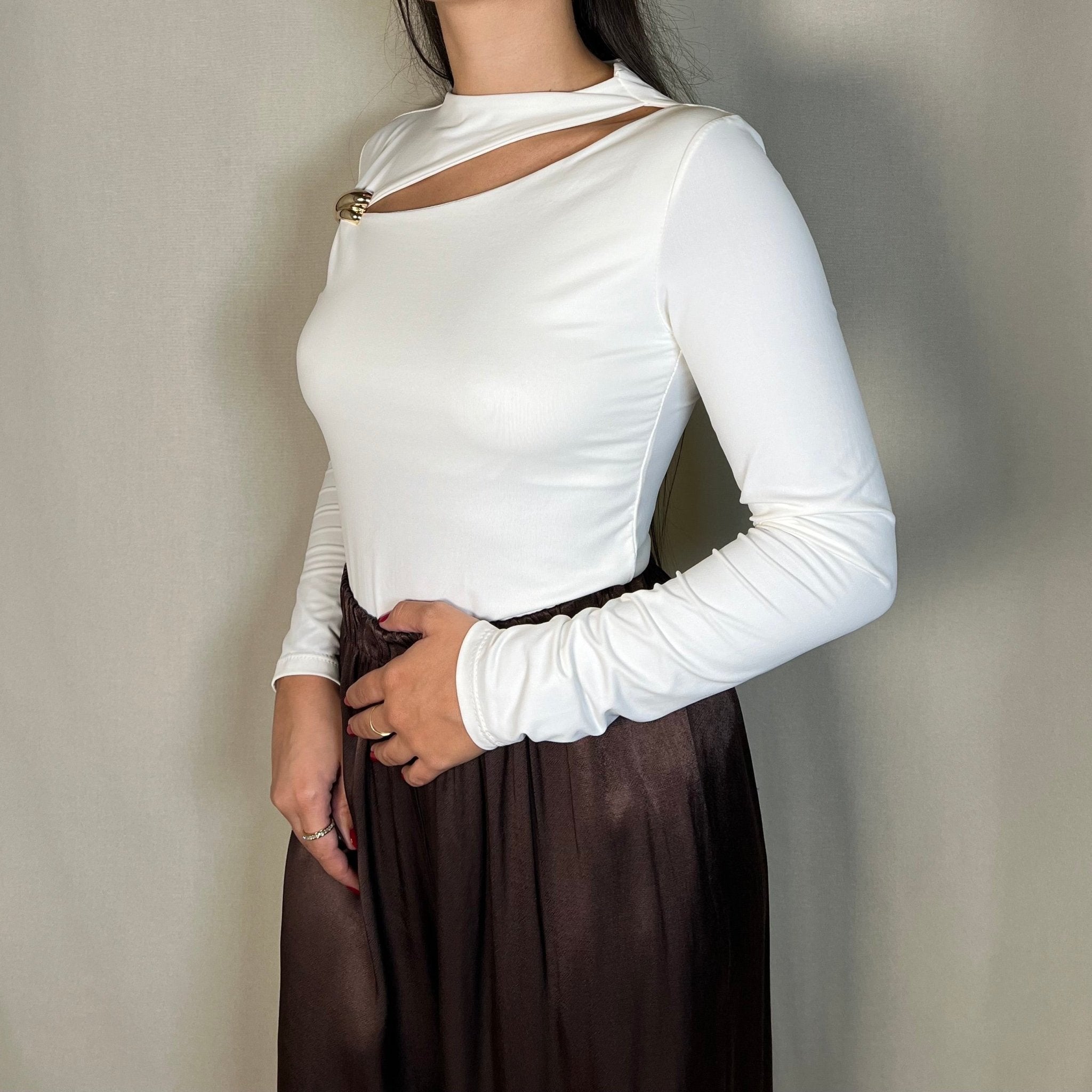 TOP GALA BLANCO - Maro Studio