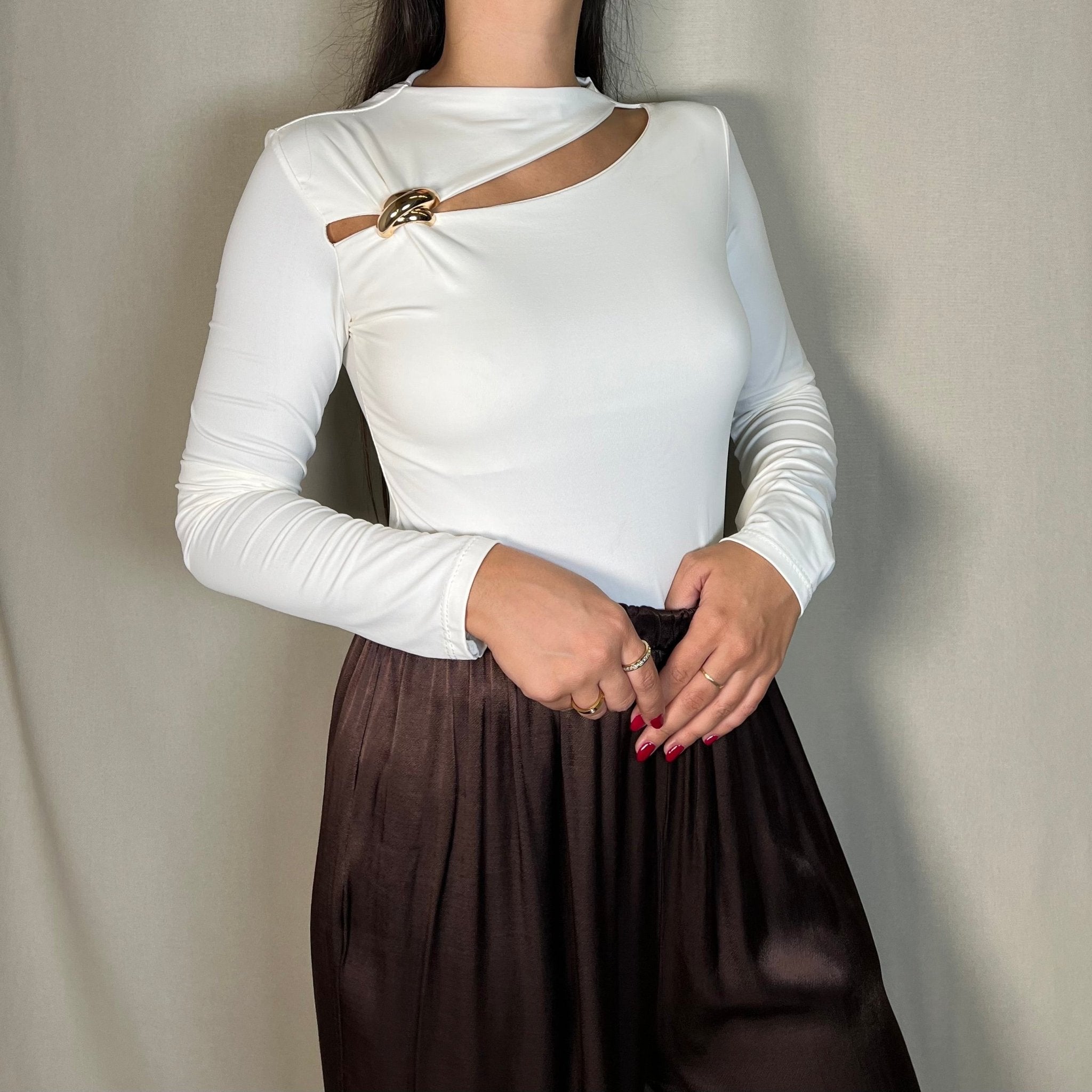 TOP GALA BLANCO - Maro Studio