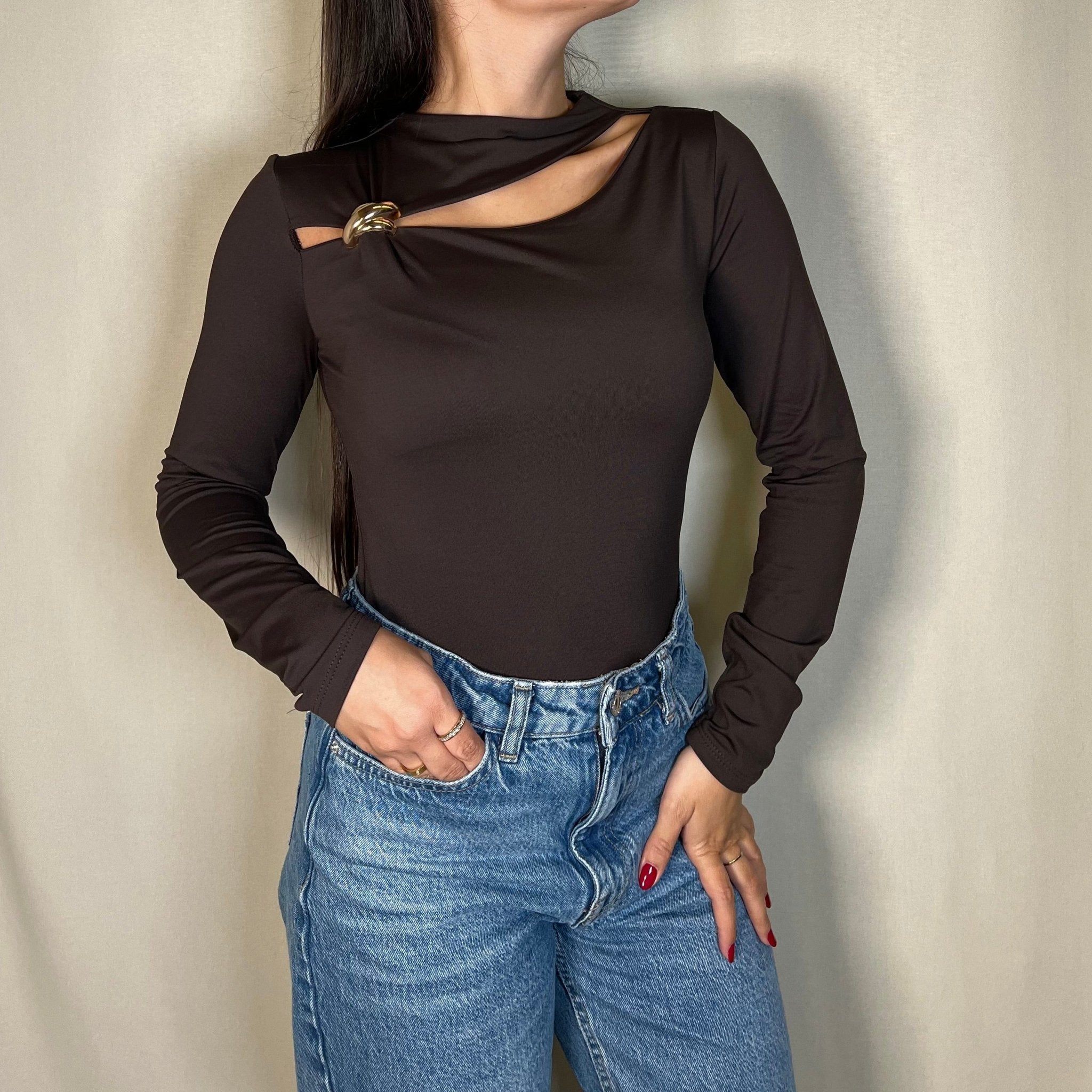 TOP GALA MARRÓN - Maro Studio