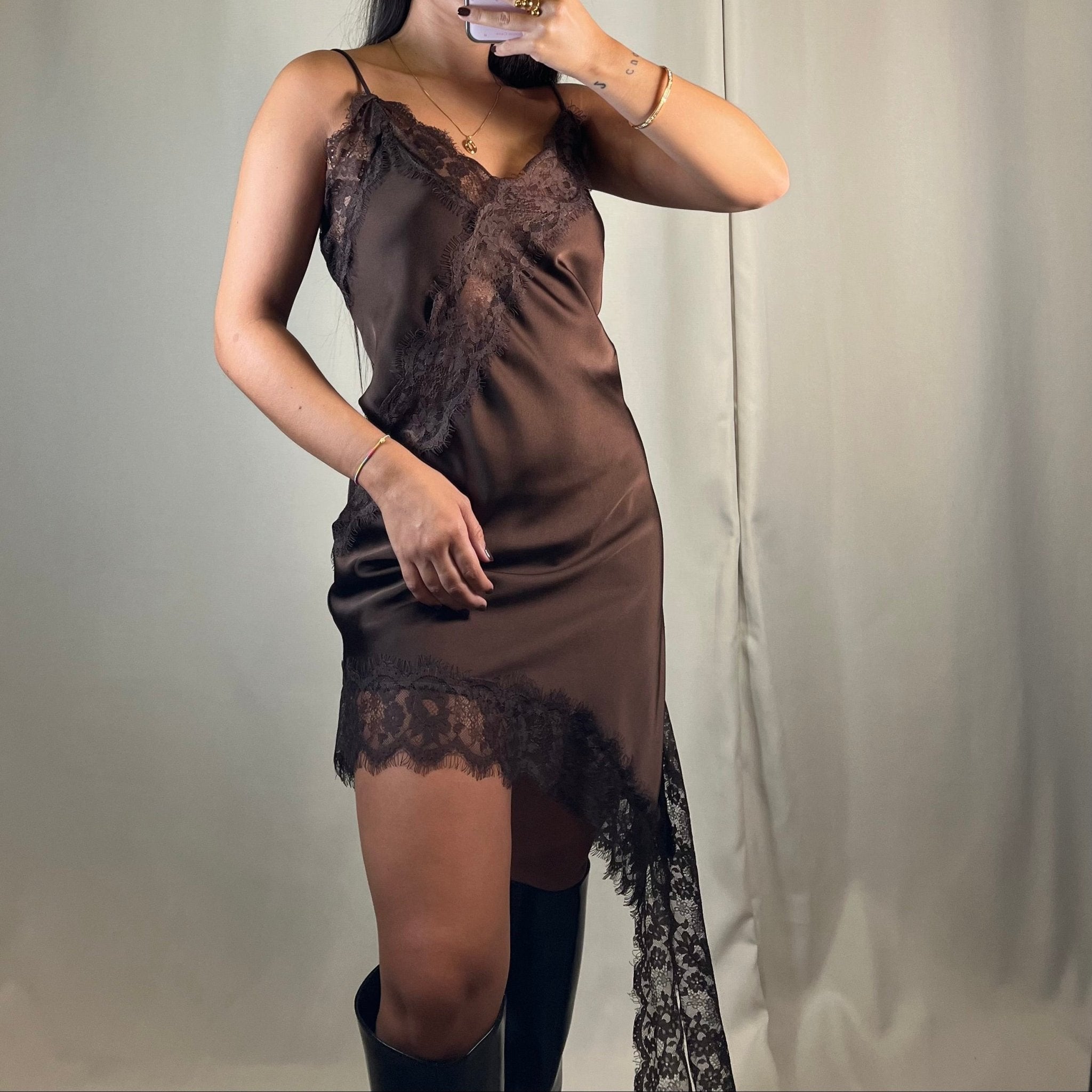 TOP LENCERO BROWN - Maro Studio