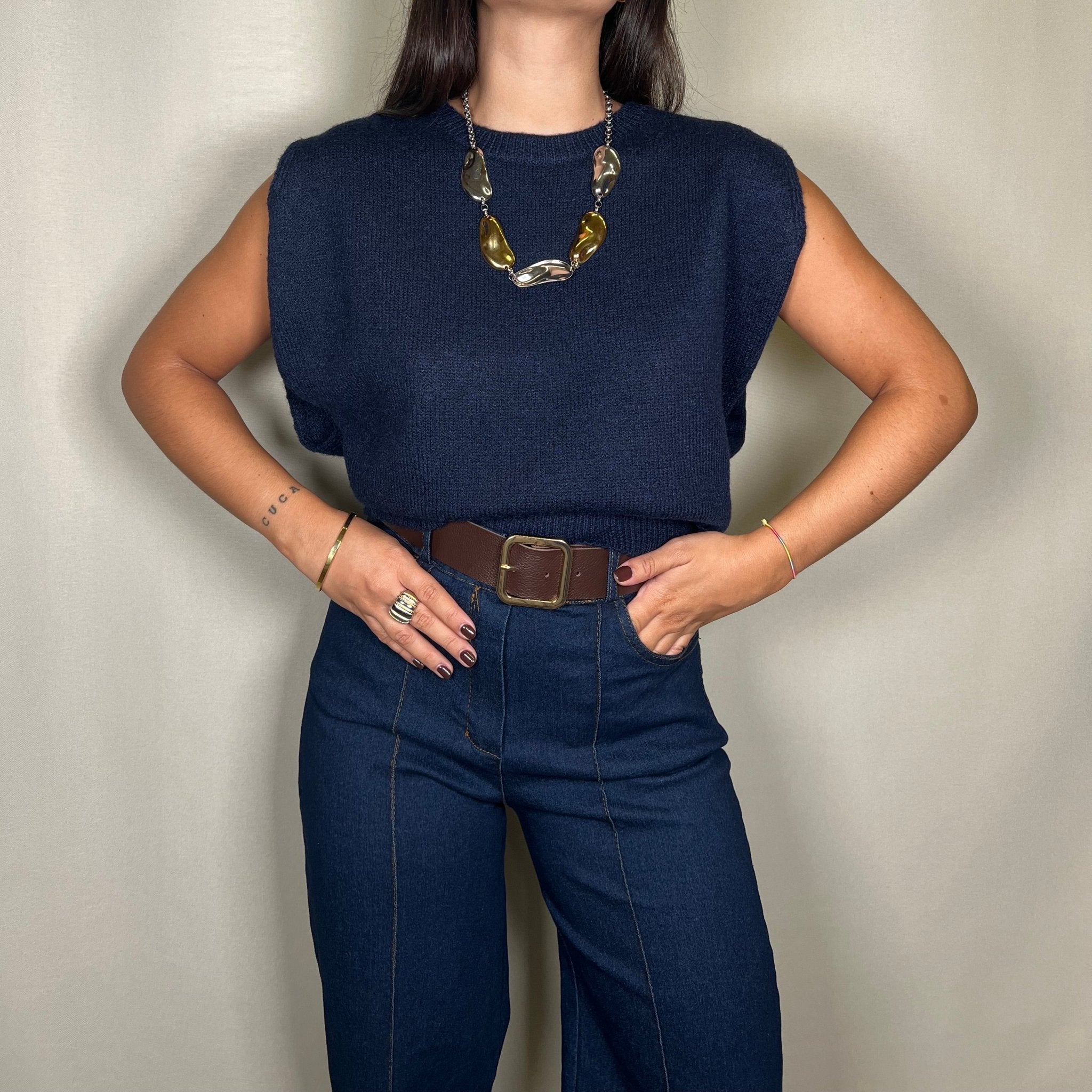 TOP PUNTO AZUL - Maro Studio