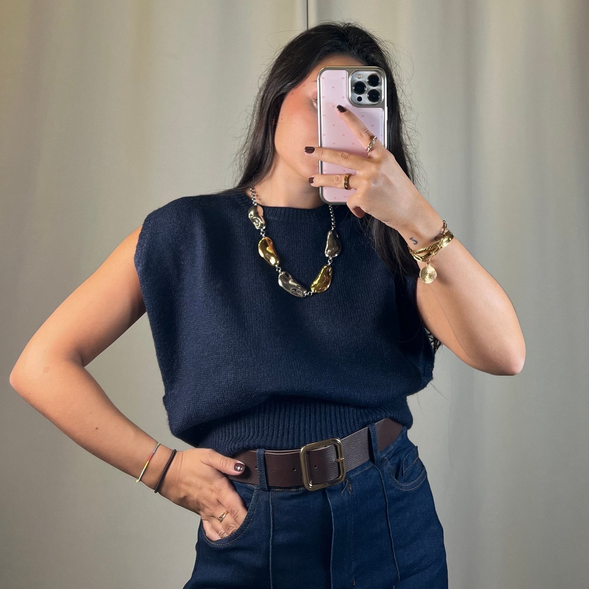 TOP PUNTO AZUL - Maro Studio